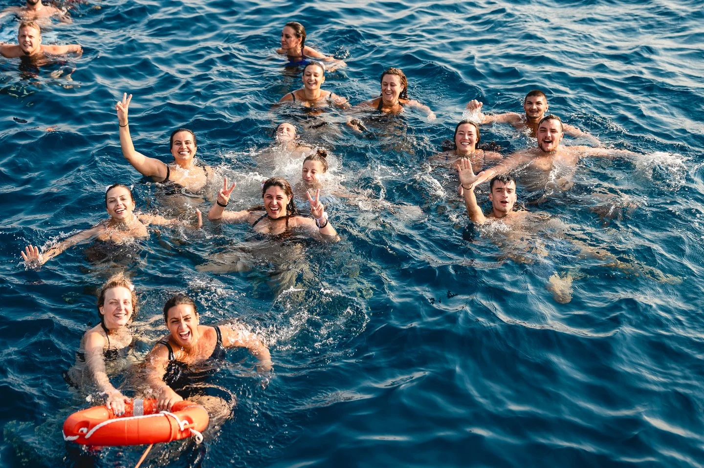 Soste bagno durante il Boat Party Gallipoli